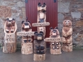 SD Provan Chainsaw Carved Bears