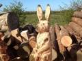 SD Provan Chainsaw Carved Bunny for Kellie Castle