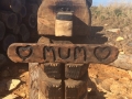 SD Provan Chainsaw Carved Cute Bear Personalised Mum